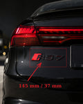 Audi RS7 Emblem Badge (145mm x 37mm)