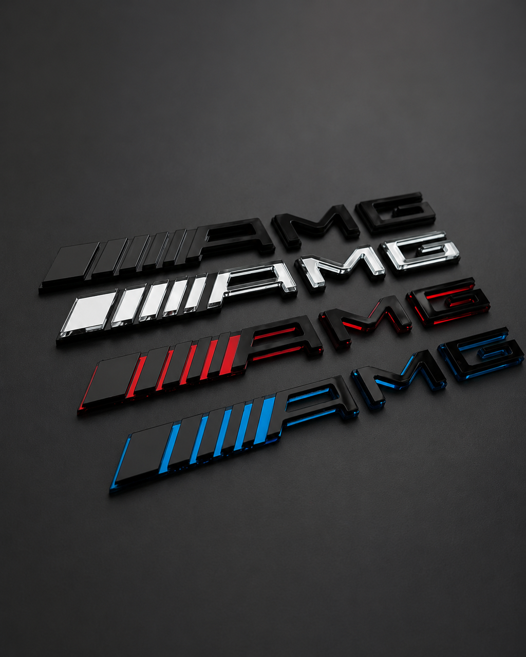 Premium AMG Style Truck Tailgate Badge – 190 x 19 mm 3D Gloss Emblem
