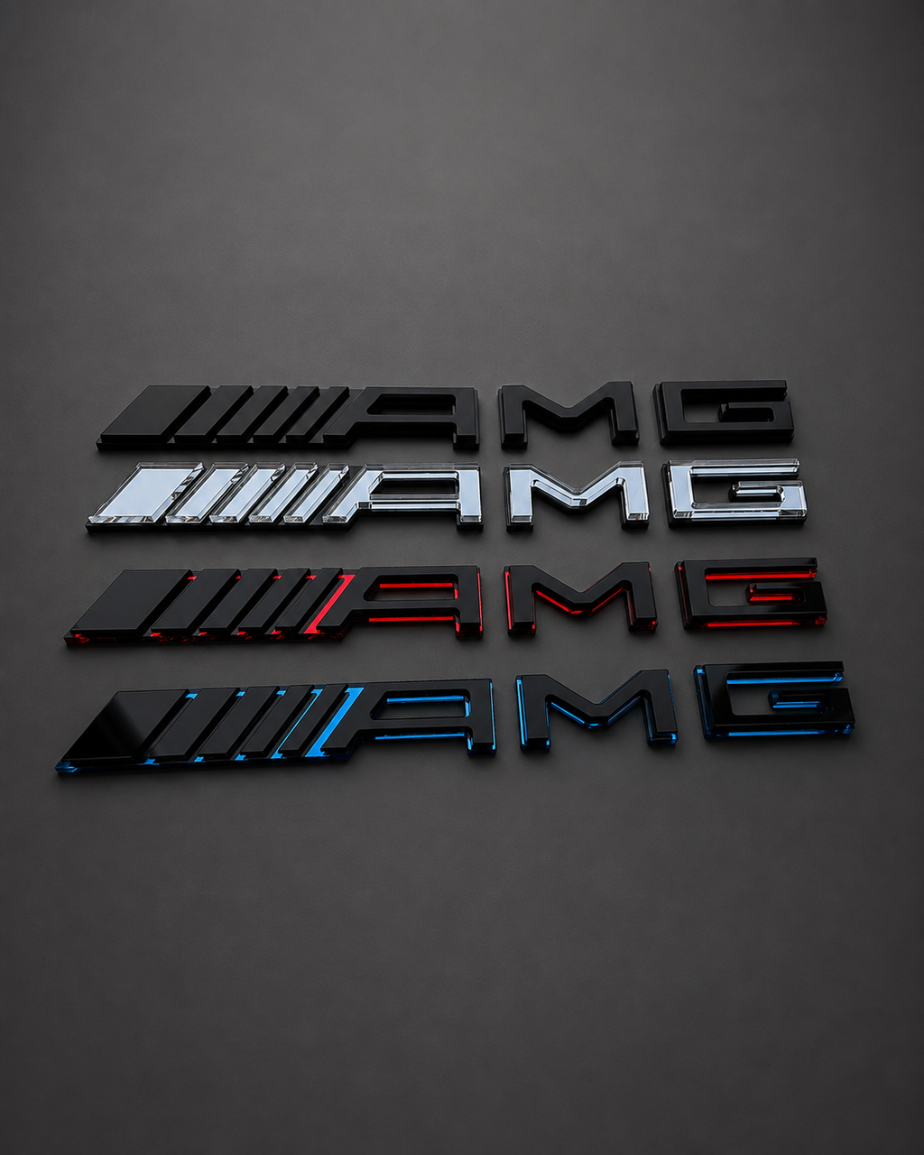 Premium AMG Style Truck Tailgate Badge – 190 x 19 mm 3D Gloss Emblem