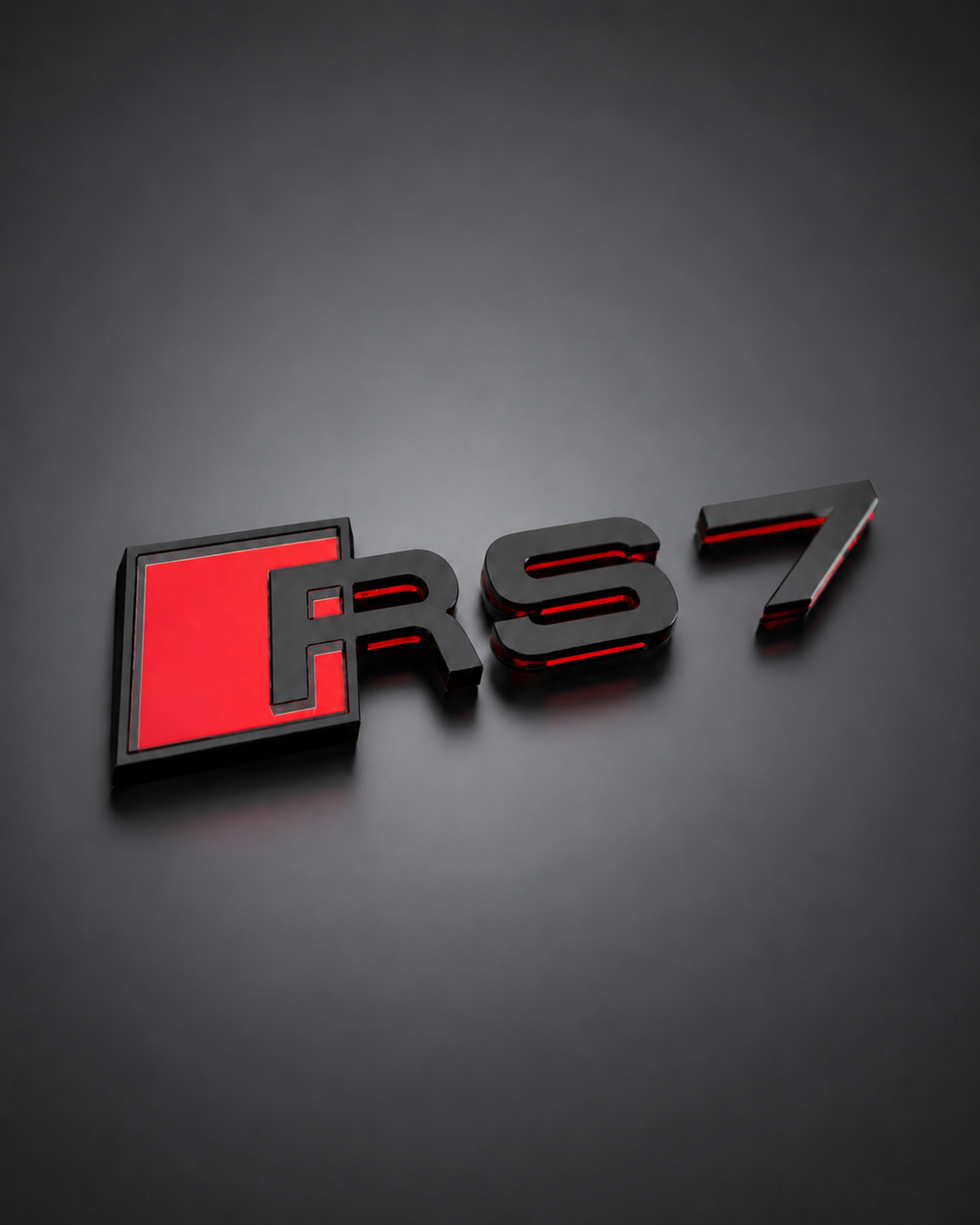 Audi RS7 Emblem Badge (145mm x 37mm)