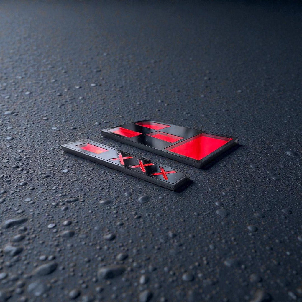 Racing Flag Badge foar Leon Cupra or Ibiza - Front | Back or Set