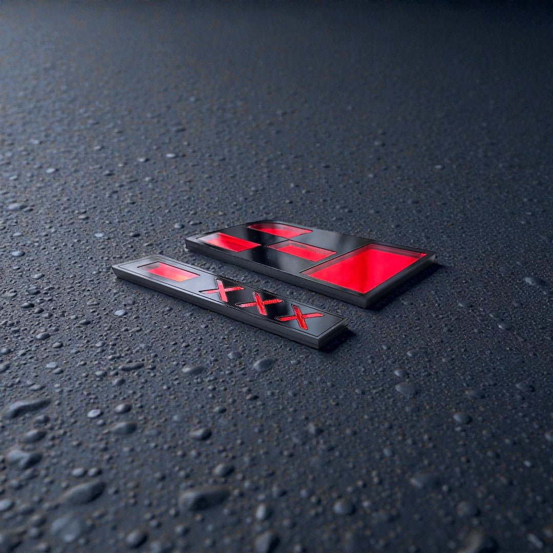 Racing Flag Badge foar Leon Cupra or Ibiza - Front | Back or Set