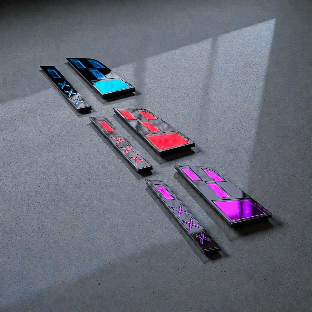 Racing Flag Badge foar Leon Cupra or Ibiza - Front | Back or Set