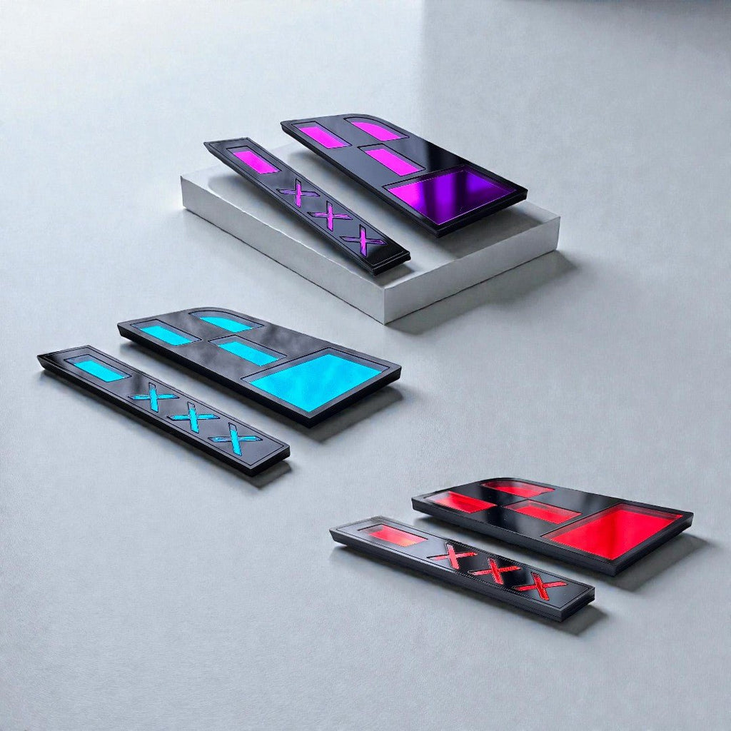 Racing Flag Badge foar Leon Cupra or Ibiza - Front | Back or Set