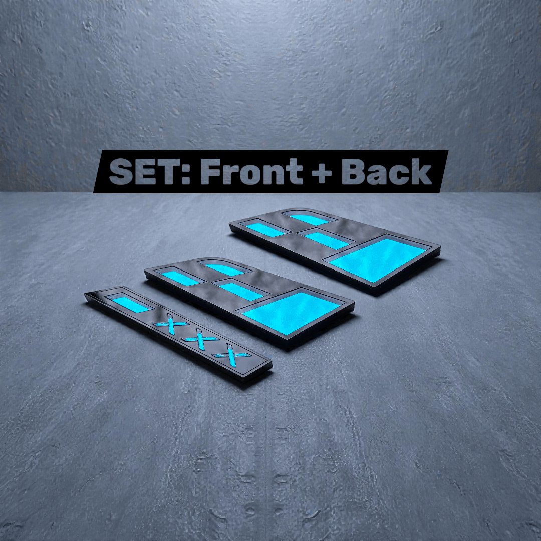 Racing Flag Badge foar Leon Cupra or Ibiza - Front | Back or Set