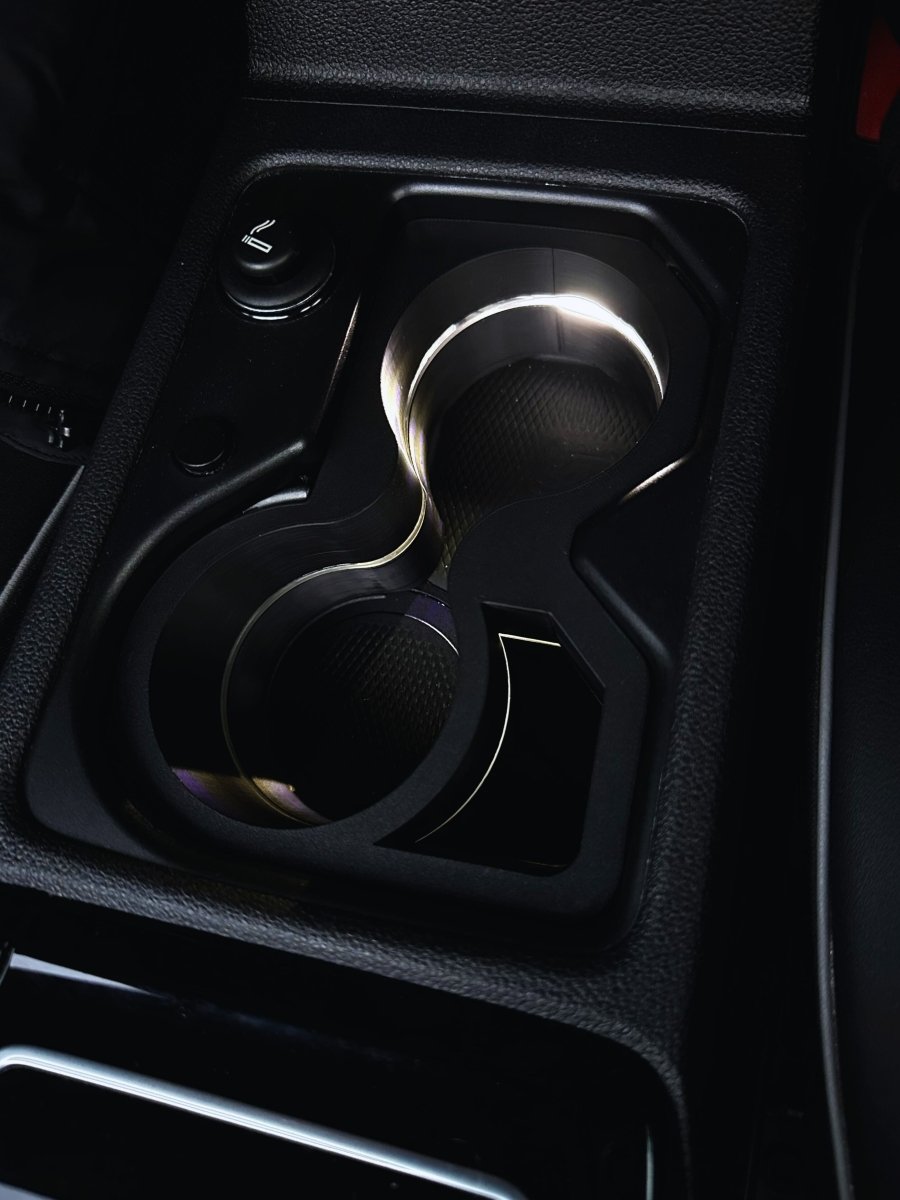 VW Golf MK8 Dual Cup Holder Insert – Interior Upgrade